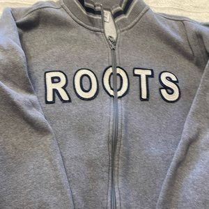 Vintage zip up Roots sweatshirt